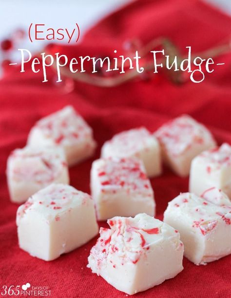 This Easy Peppermint Fudge is smooth, not too minty and doesn't require a candy thermometer to make! It's sure to be a new holiday favorite! #Peppermint #Fudge #EasyRecipe #Christmas #ChristmasRecipe #WhiteChocolate #CandyCaneKisses #HersheyKiss Peppermint Fudge Easy, Peppermint Fudge Recipe, Peppermint Christmas Cookies, Best Fudge Recipe, Perfect Christmas Dessert, Peppermint Fudge, Best Christmas Desserts, Princess Pinky Girl, Pinky Girl