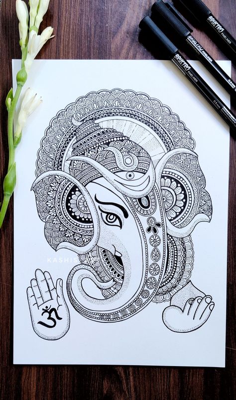 Mahadev Drawing Mandala Art, Mandala Drawing Of God, Ganesh Ji Mandala Art, Ram Mandala Art, God Mandala Art, Ganesh Mandala Art, Buddha Mandala Art, Ganesh Mandala, Aesthetic Mandala Art