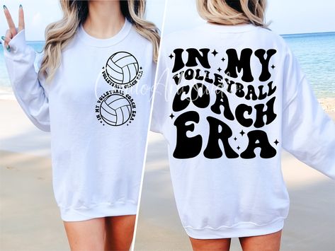 In My Baseball Mom Era, Football Coach Wife, Basketball Mom Svg, Coaches Wife, Softball Mom Svg, Softball Svg, Coach Shirts, Coaching Volleyball, Volleyball Mom