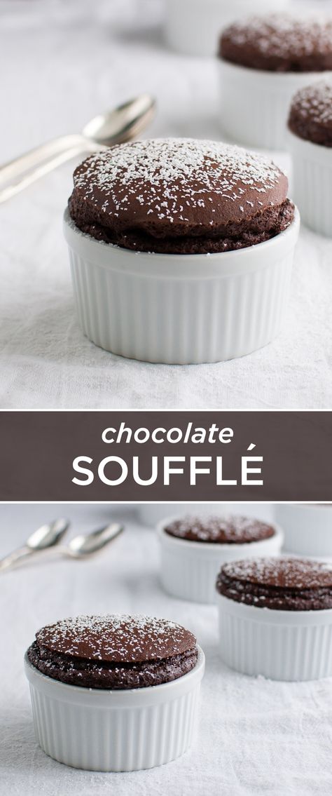 French Chocolate Dessert Recipes, Dessert Recipes French, French Souffle Recipes, Authentic French Dessert Recipes, Chocolate Souffle Recipes, Healthy French Desserts, French Dessert Recipes Easy, Unusual Baking Recipes, Super Chocolate Desserts