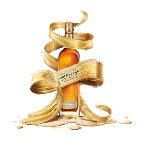 Pawel Nolbert, Johnnie Walker Gold, Johnnie Walker Whisky, Alcohol Store, Patron Tequila, Johnnie Walker, Red Label, Gold Labels, Creative Packaging Design