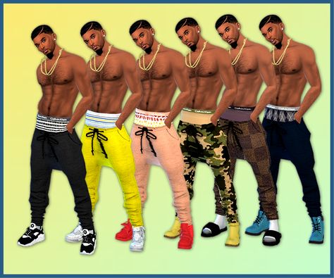 15 RCs of Ebonix’s Urban Jeans- The JoggersThis release got me inspired, what else can I say? :P  The “slay me dead” Queen, @ebonixsims blessed us with some more urban styled pants for our sim males and I got inspired to recolor them. I didn’t picture... Sims 4 Male Bottoms, Cc Men, Sims 4 Men Clothing, Male Pants, Sims 4 Hair Male, Sims 4 Male Clothes, Urban Jeans, Clothes Cc, Sims 4 Traits