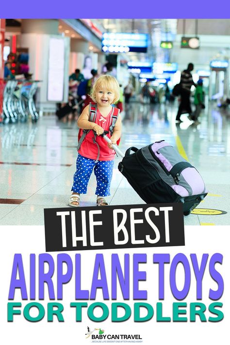 No more stressing about what to pack for airplane travel toys for toddlers. In this post we have a list of all the best toddler travel toys for air travel! Airplane Toys For Toddlers, Toys For Airplane Travel, Flights With Toddlers, Toddler Airplane Activities, Toddler Travel Toys, Toddler Travel Activities, Airplane Activities, Travel Toys For Toddlers, Best Toddler Toys