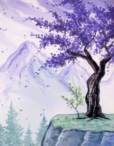 The Proud Purple Tree Lord Shiva Purple Wallpaper, Shiva Ji, Paint Nite, Shiva Wallpaper, Purple Trees, Night Painting, Lord Shiva, Tree Art, Tree Painting