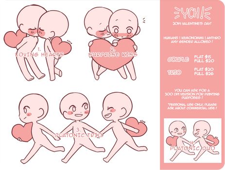 Chibi Bases, Couple Base, Valentine Drawing, Couples Kiss, Valentines Day Drawing, Base Drawing, Chibi Couple, Anime Girlies, Valentines Day Couple