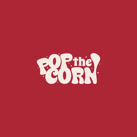 PopTheCorn logo creativestudio #creativework Food Logo Color Palette, Food Color Palette Brand Identity, Popcorn Logo Design, 50 Logo Design, Colorful Moodboard, Food Logo Ideas Creative, Popcorn Logo, Food Colors Palette, Food Logo Ideas