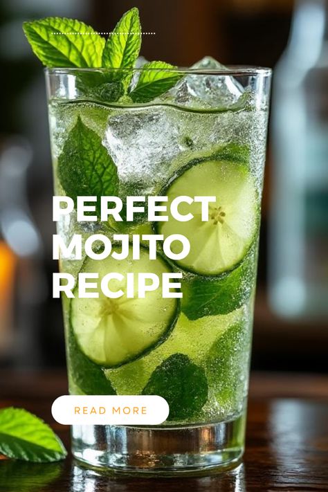 Mojito Recipe Classic Cocktail from Cuba with Rum and Mint and Lime Cuban Mojito Recipe, Best Mojito Recipe, Cuban Mojito, Cuba Libre Cocktail, Mojito Recipes, Mojito Recipe Classic, Mojito Drink, Classic Mojito, Iced Tea Cocktails