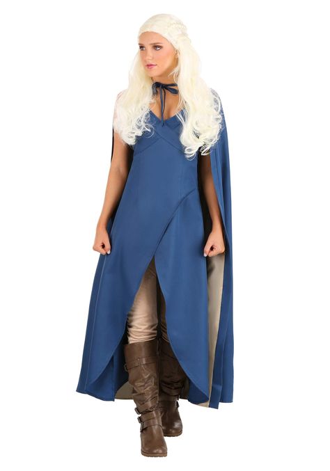 PRICES MAY VARY. Size: X-Small COSTUME INCLUDES: This Adult Fiery Dragon Queen Costume features a sleeveless dress and a hooded cape. FROM FUN COSTUMES: We're the Halloween costume experts and we just love making costumes that let our customers have fiery dragon fun! If you want to be a bold ruler this Halloween try this Women's Dragon Queen Costume for a cosplay look that will enchant the masses. GREAT DESIGN: This Fiery Queen dress for women is a cosplay inspired costume that will let you take Game Of Thrones Couples Costumes, Dragon Queen Costume, Targaryen Costume, Avatar Fashion, Daenerys Targaryen Costume, Fiery Dragon, Trendy Overalls, Game Of Thrones Costumes, Dragon Queen