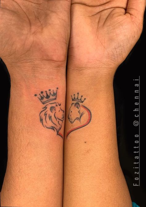 Best Couple Tattoos, Couple Matching Tattoo, Cute Couple Tattoos, Small Couple Tattoos, Couple Tattoos Unique, Couples Tattoo Designs, Tato Lengan, Tattoos Geometric, Парные Тату