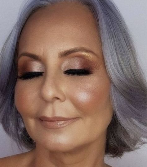 Makeup For 50 Year Old, Mother Of Bride Makeup, Mother Of The Bride Hairstyles, 50 Year Old Woman, Makeup Over 50, 50 Makeup, Makeup For Older Women, Makeup For Moms, Mother Of The Bride Hair