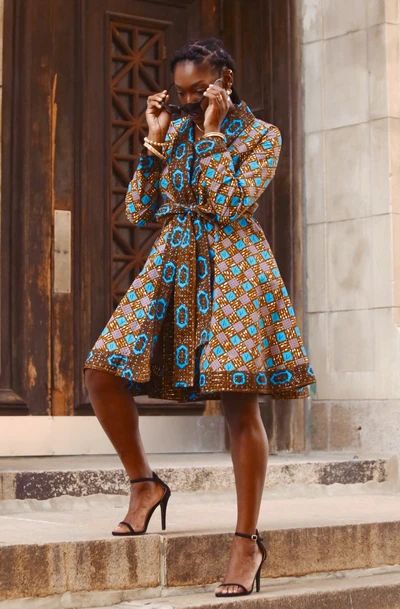 Chitenje Styles, African Shirt Dress, Short Gown Styles, African Shirt, Dress African Print, Ankara Short, African Party Dresses, Stylish Naija, Ankara Short Gown Styles