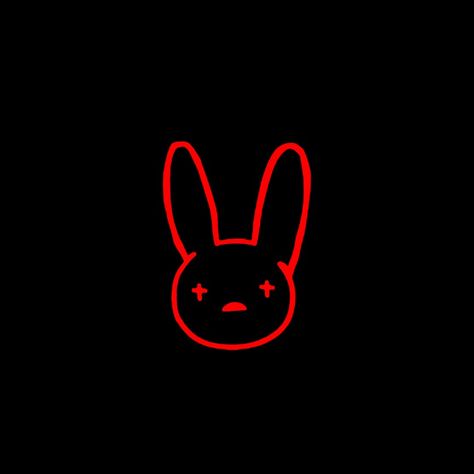 Bad Bunny Logo, Bad Bunny Heart, Broken Angel, Channel Logo, Bunny Logo, Bunny Wallpaper, Red Icons:), Bunny Face, Heart Logo