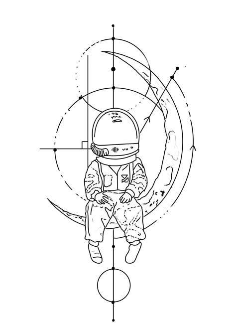 Astronaut Tattoo Ideas, Tattoo Design Stencil, Geometric Arrow Tattoo, Tattoo Homme, Simple Forearm Tattoos, Astronaut Tattoo, Simple Tattoos For Guys, Saved Tattoo, Small Forearm Tattoos