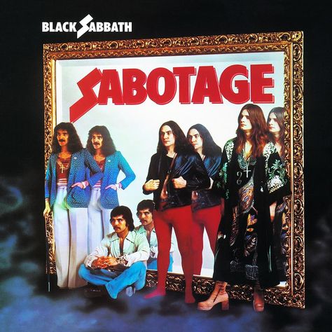 Black Sabbath, 'Sabotage' (1975) Black Sabbath Albums, Rock Album Cover, Saint Vitus, Hole In The Sky, Tony Iommi, Rock Album Covers, Worst Album Covers, Bad Album, Groove Metal