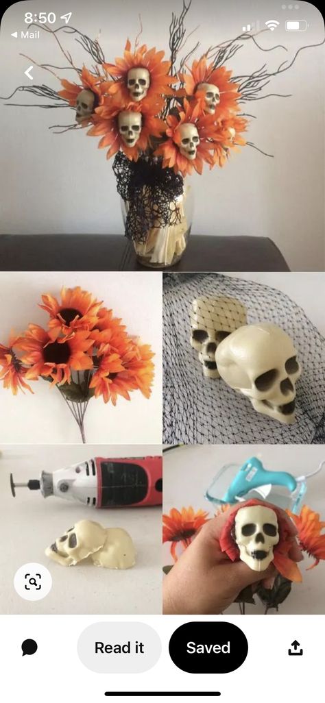 Creepy Astethic, Halloween Decor Diy, Casa Halloween, Idee Cricut, Homemade Halloween Decorations, Creepy Halloween Decorations, Easy Halloween Decorations, Hemma Diy, Diy Halloween Decor