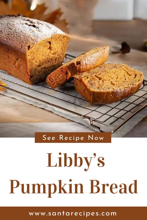 When it comes to culinary delights that evoke the spirit of the season, nothing quite beats the classic Libby's Pumpkin Bread recipe. Best Pumpkin Bread Recipe, Pumpkin Bread Recipe, Pumpkin Dessert, Pumpkin Bread, Canned Pumpkin, Sweets Treats, Christmas Baking, Bread Recipe, Bread Baking