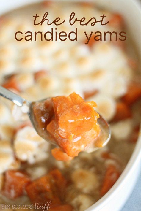 Best Candied Yams, Candied Yams With Marshmallows, Best Candied Yams Recipe, Candied Sweet Potato, Yams With Marshmallows, Baked Candied Yams, Candied Yams Recipe, Canned Yams, Candied Yams