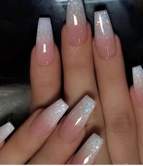 Bright Summer Acrylic Nails, Ombre Acrylic Nails, White Acrylic Nails, Nails Polish, Acrylic Nails Coffin Short, Pink Acrylic, Summer Acrylic Nails, Halloween Nail Designs, Nagel Inspo