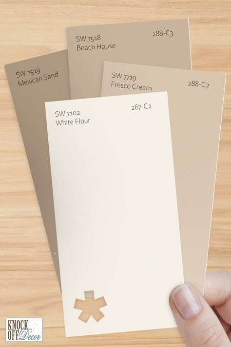 Creamy Ivory Paint Color, Sw White Flour Paint, White Flour Sherwin Williams Walls, White Flour Paint, Sw White Flour, Wall Color White, Ivory Paint Color, Cream Paint Colors, Sherwin Williams White