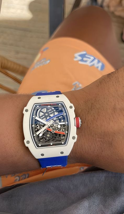 Richard Mille Sapphire, Richard Mille Watches Men, Richard Mille Watches, Expensive Jewelry Luxury, Men's Outfits, Watch Luxury, Rich Lifestyle, Richard Mille, Jewelry Luxury