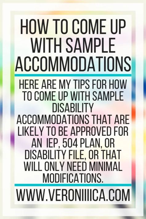 Iep Behavior Plan, 504 Vs Iep, 504 Plan Accommodations Middle School, Iep Accommodations For Middle School, 504 Plan Accommodations High School, 504 Accommodations Cheat Sheets, College Accommodations, Academic Counseling, 504 Plan Accommodations