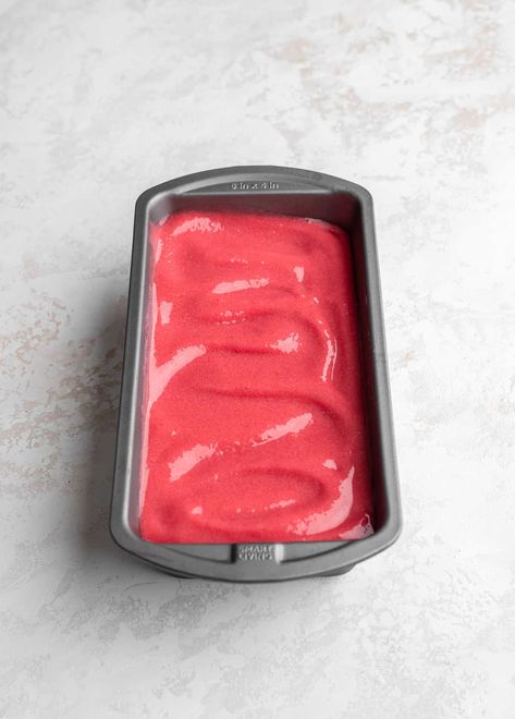 Raspberry Sorbet Recipe, Homemade Sorbet, Sorbet Is, Raspberry Ice Cream, Strawberry Sorbet, Fresh Recipes, Raspberry Sorbet, Ice Cream Machine, Sweet Food