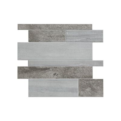 Aspect Collage Mixed Grey 12-in x 14-in Multi-finish PVC Stacked Stone Look Peel and Stick Wall Tile in the Tile department at Lowes.com Elegant Backsplash, Vinyl Wall Tiles, Vinyl Backsplash, Organizing For A Move, Faux Tiles, Peel Stick Backsplash, Tin Snips, Backsplash Panels, Peel And Stick Tile