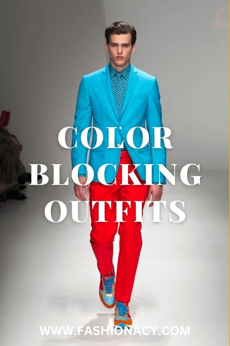 Color Blocking Outfits Men Color Blocking Outfits Men, Men's Formal Wear, Color Blocking Outfits, Outfits For Men, Mens Formal Wear, Mens Formal, Men Style Tips, Men's Grooming, Classic Elegance