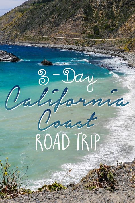 A visit to California wouldn’t be complete without a road trip on the Pacific Coast Highway. This iconic road continues along most of the California coast and can be enjoyed at any pace… whether it’s over the course of 1 day or 2 weeks. For the perfect “sampler platter” of sights and activities along this scenic drive, I recommend planning 3 days from Los Angeles to San Francisco. Here are my suggestions for an unforgettable California coast road trip! Pch Road Trip, California Coast Road Trip, California Roadtrip, Bakersfield California, Cali Trip, California Road Trip, West Coast Road Trip, California Trip, California Vacation