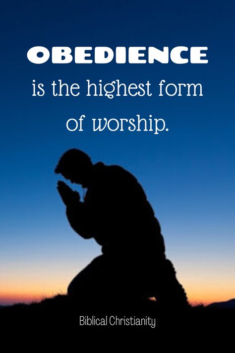 The single most important act of worship for the Christian is the unqualified presentation of himself to God as an obedient servant.   This dedication involves the body and the mind (Romans 12:1-2): the body because it contains the tools by which the will of God is carried out; the mind because it coordinates the actions to be executed by the body. Prayer For Obedience To God, Obedience To God Quotes, Worship Quotes Christian, Bible Lockscreen, Obedience Quotes, Dallas Willard, Life Journey Quotes, Obedience To God, Servant Of God