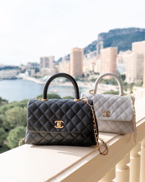 Do you already have the Coco Handle Bag yet?  - 📷: @theglamary Chanel Coco Handle, Affordable Handbags, Coco Handle, Sacs Design, Chanel Cruise, Guess Purses, Popular Handbags, Sac Lunch, Cute Handbags