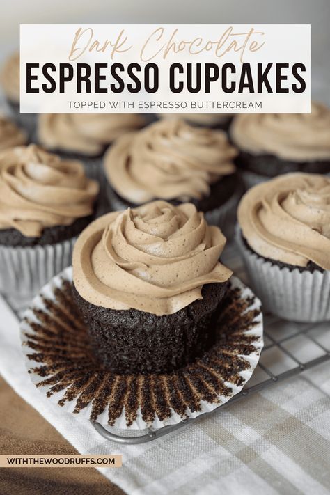 Best Moist Chocolate Cupcakes, Home Made Cupcake Recipes, Easy Chocolate Cupcakes, Espresso Cupcakes, Home Made Cupcakes, Homemade Chocolate Cupcakes, Homemade Cupcake Recipes, Chocolate Cupcake Recipe, Best Chocolate Cupcakes