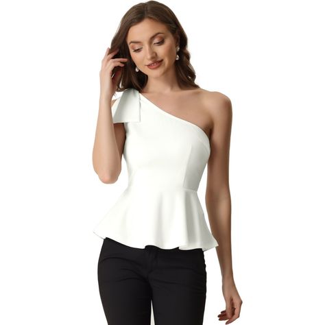 Peplum wrap top