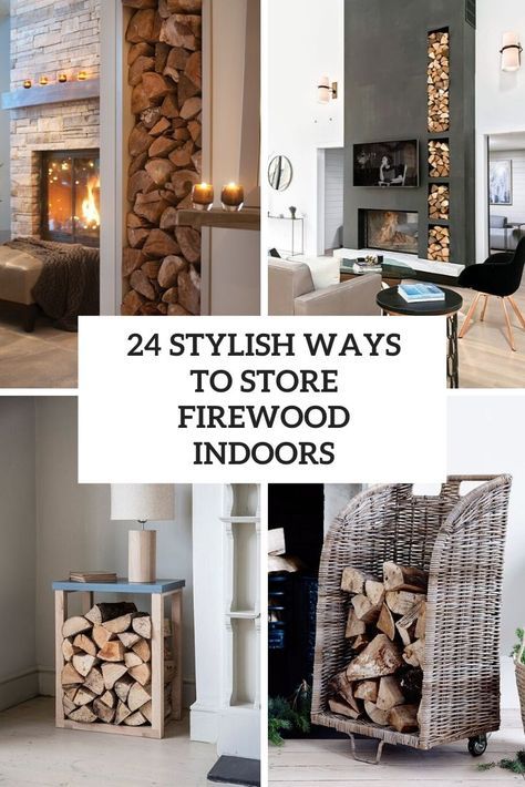 stylish ways to store firewood indoors cover Firewood Holder Indoor Living Rooms, Firewood Box Ideas Indoor, Wood Storage In Living Room, Storing Firewood Indoors, Indoor Firewood Storage Living Rooms, Firewood Storage Indoor Living Rooms, Wood Holder Indoor, Log Storage Living Room, Indoor Wood Storage Ideas