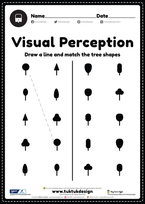 Visual Perception Activities Worksheets, Visual Learning Activities, Visual Perception Worksheets, Vision Therapy Activities, Perceptual Activities, Visualizing Activities, Visual Motor Activities, Visual Perceptual Activities, Visual Perception Activities