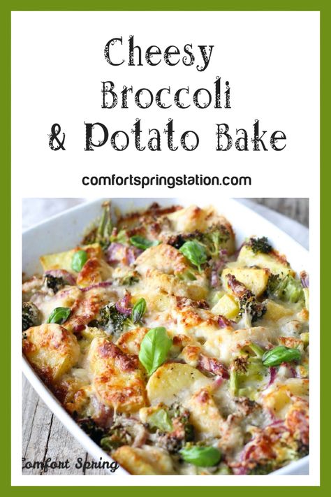 Brocolli Cheese Potato Casserole, Broccoli Cauliflower Potato Casserole, Potato Brocolli Recipes, Broccoli Potato Side Dish, Red Potato And Broccoli Recipes, Potatoe And Broccoli Bake, Broccoli And Potato Casserole, Broccoli Cheese Potato Casserole, Side Dishes With Broccoli