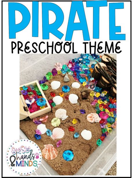 Pirate Pre K Activities, Pirate Curriculum Preschool, Theme Weeks For Preschool, Pirate And Mermaid Theme Preschool, Preschool Pirates Theme, Pirates Theme Preschool, Pirates And Princesses Crafts Preschool, Pirate Week Preschool, Pirates Theme Preschool Activities