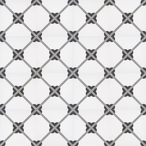 Lattice Encaustic Tile - Rever Tiles | Vibrant, Beautiful & Timeless Restaurant Tiles, Floor Pattern Design, French Tile, Flower Stencil Patterns, Honeycomb Tile, Kitchen Window Design, Art Deco Floor, Tile Painting, Art Deco Tiles