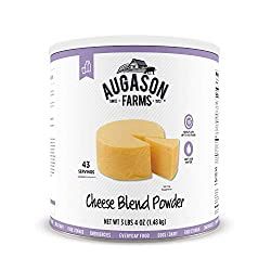 I have come to like Augason Farms products. They get an A+ for great packaging, affordability, and variety. I like that I can get items that just have a single ingredient or just a few. Their tomato powder for example is just dried tomato. This cheese blend has up to 10-year shelf life. Each #10 can has 43 servings. It is worth having a few cans of this if you can eat regular dairy. I cannot eat uncultured dairy and this sauce mix contains non-fat milk powder. Farm Cheese, Hot Cheese, Emergency Food Storage, Cheese Powder, Emergency Food Supply, Long Term Food Storage, Cheese Tasting, Freeze Drying Food, Emergency Food