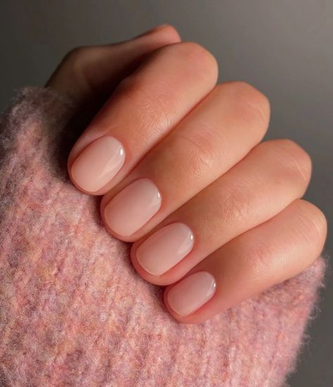 The 25 Best Milky Nails Designs: Manicure Tutorial and Guide Engagement Nails Designs, Natural Nails Manicure, Engagement Nails, Sheer Nails, Gel French Manicure, Milky Nails, Nude Nail Designs, Pink Gel, Clean Girl Aesthetic