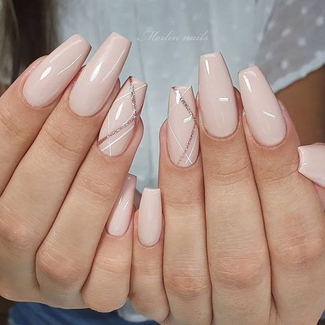 Elegant Touch Nails, Classy Nail Designs, Fancy Nails Designs, Rose Gold Nails, Rose Nails, 2023 Trends, Coffin Nails Long, Nagel Inspo, Elegant Nails