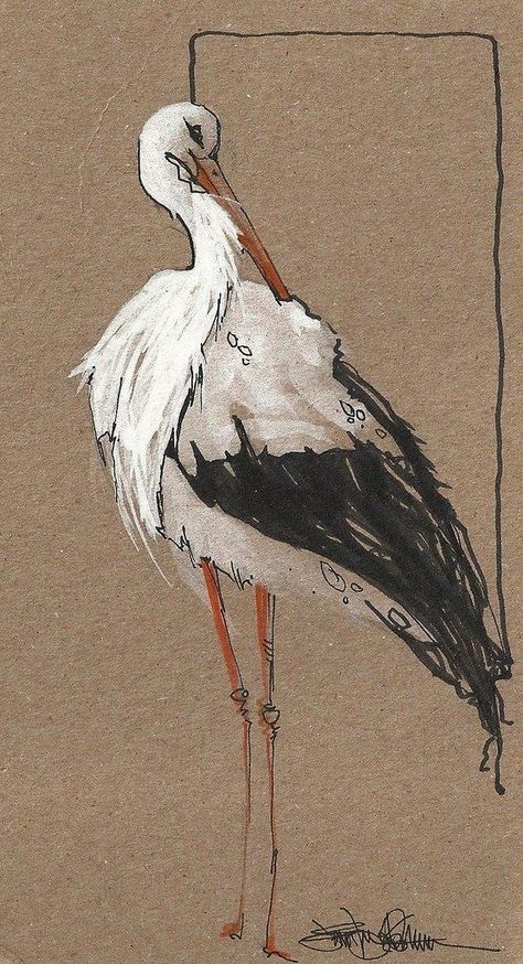 Personal Truth, Herons, 수채화 그림, Paper Drawing, Bird Drawings, Watercolor Bird, Wildlife Art, Birds Painting, A Drawing