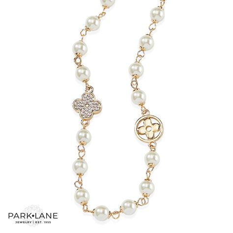 Glass Pearls Crystals Iconic Designer Quatrefoil Endless Versatility 40”+3”. So Long You Can Wrap It Two Or Three Times! Parklane Jewelry, Roman Necklace, Bamboo Necklace, Park Lane Jewelry, Choker Collar Necklace, Inspired Necklace, Black Bead Necklace, Gold Choker Necklace, Long Chain Necklace