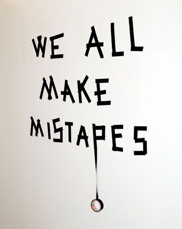 Quotes with tape Tape Photography, Visual Poetry Art, Paper Town, Poesia Visual, Black Typography, Entrepreneurship Quotes, We All Make Mistakes, Tape Art, Visual Poetry