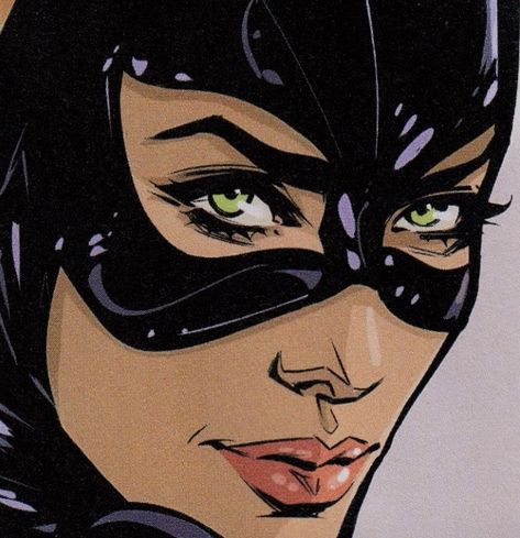 Rose Calloway, August 31, Catwoman, Green Eyes, Black Cat, Mask, Comics, Tumblr, Green