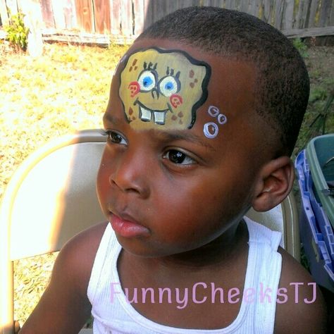 Face painting for very Happy Birthday Party by FunnyCheeksTJ...Spongebob Spongebob Birthday, Sponge Bob, Happy Birthday Parties, Very Happy Birthday, Very Happy, Face Painting, Painting Ideas, Carnival Face Paint, Dallas