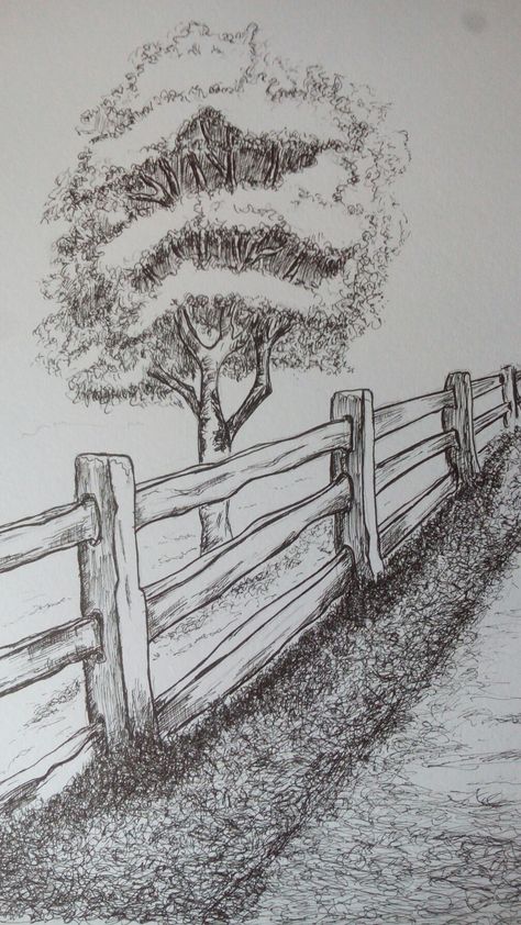 Tree art gab Schetching Ideas, Tree Sketches Simple, Easy Pen Sketches, Pen Sketches Simple, Tree Pencil Drawing, Tree Pencil Sketch, 2 D Art, Landscape Drawing Easy, Tree Drawing Simple