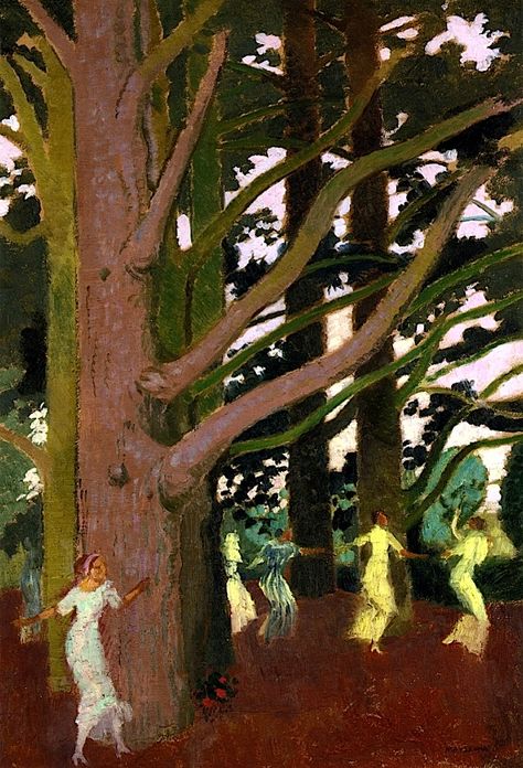 Maurice Denis Paintings, Playing In The Woods, Les Nabis, Édouard Vuillard, Maurice Denis, Large Trees, Edouard Vuillard, Avant Garde Artists, Pierre Bonnard