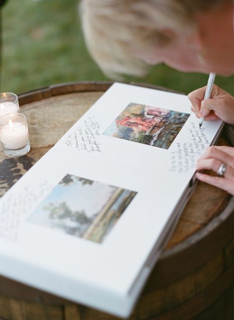 wedding guestbook Diy Wedding Guest Book, Wedding Guest Book Ideas, Photo Guest Book Wedding, Guest Book Ideas, Last Minute Wedding, Wedding Guest Book Sign, Photo Guest Book, Weddings By Color, Martha Stewart Weddings