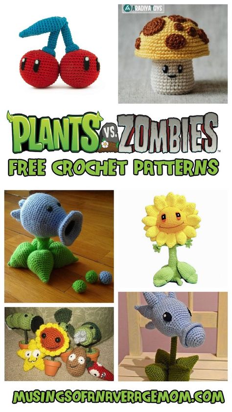 Plant Vs Zombie Crochet, Amigurumi Zombie Free Pattern, Plants Vs Zombies Crochet Pattern Free, Peashooter Crochet Pattern Free, Plants Vs Zombies Crochet, Crochet Toys Free Patterns Amigurumi, Minecraft Crochet Patterns Free Amigurumi, Zombie Crochet Pattern Free, Crochet Zombie Pattern Free